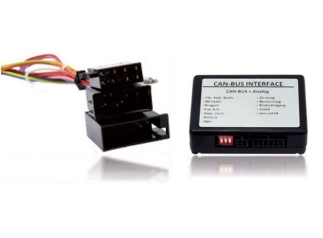 Hovedbilde CAS Rattfjernkontroll interface Saab 9-3, 9-5 (-->2004) m/ISO