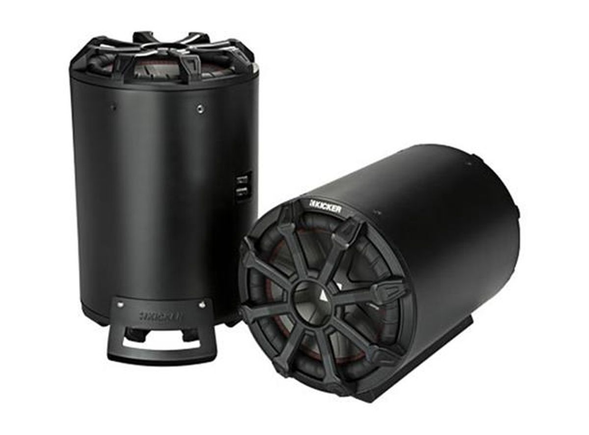 Kicker 46CWTB104 basskasse rørform 10