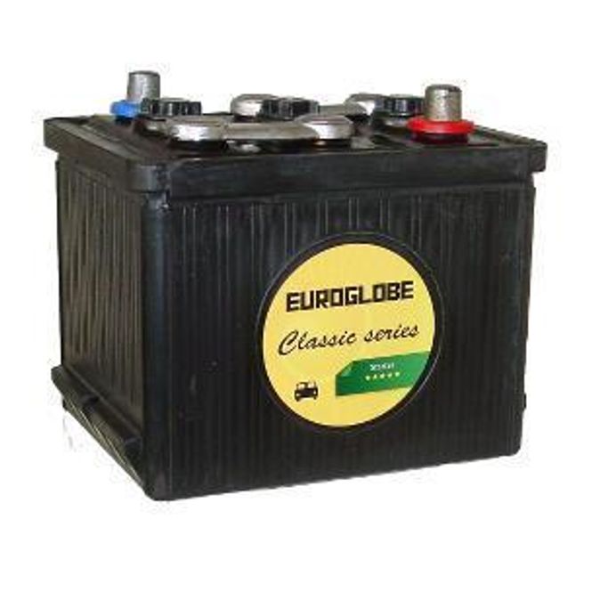Hovedbilde Batteri 6V. Euroglobe Classic hardgummi