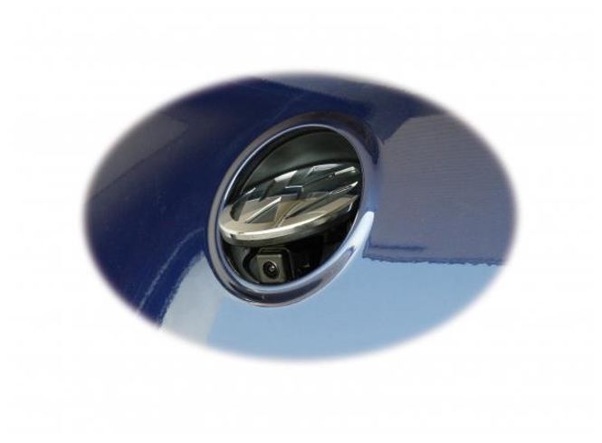 Hovedbilde Kufatec 37114 VW-emblem med integrert ryggekamera VW Golf VI RNS-510/RNS-315