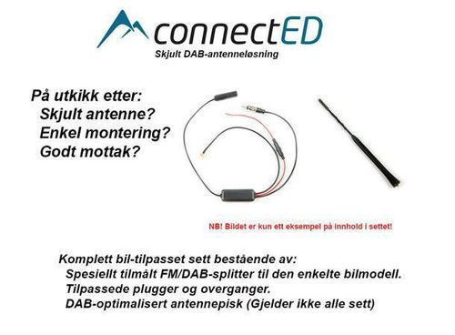 ConnectED skjult DAB-antenne (SMB) Opel (2000 - 2018)