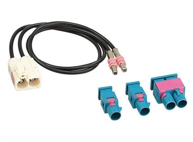 Hovedbilde Antenne adapter Dobbel Fakra 1 x Dobbel-FAKRA eller 2 x singel