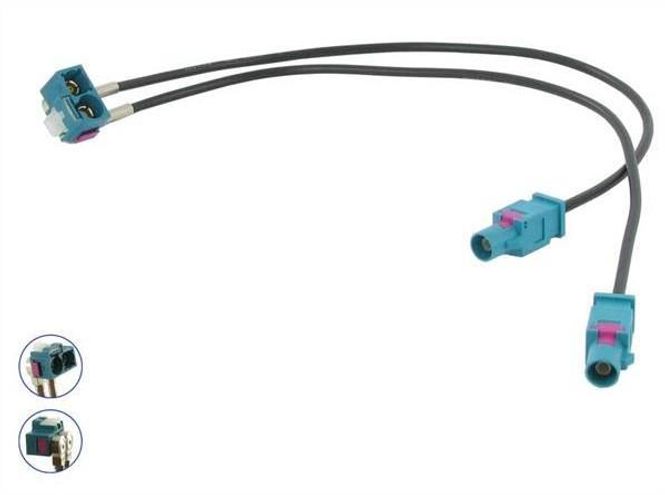 Hovedbilde Connects2 antenne adapter 1 x Dobbel FAKRA (Hun) 2 x FAKRA (Han)