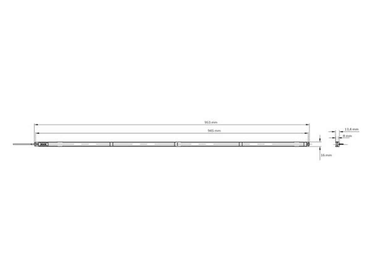 Strands 809232 UNITY interiør/arbeidslys 95,3 cm