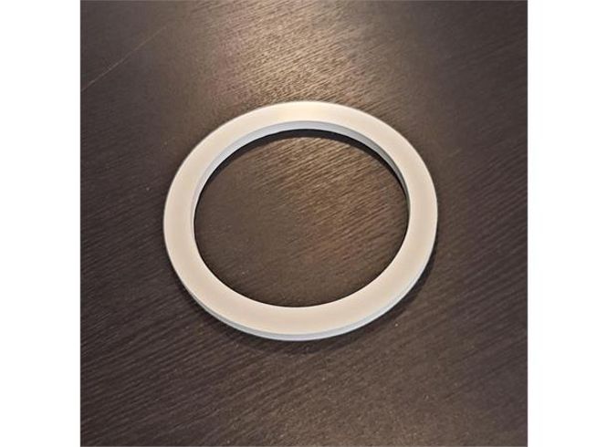 Hovedbilde JL Audio 7,7 tommer 10mm PVC spacer, M6 Basis Hvit (stk)