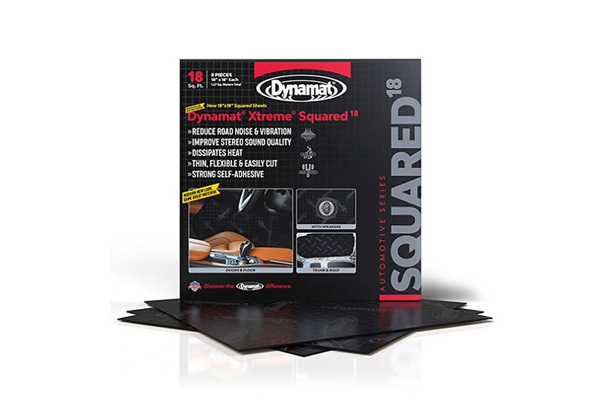 Dynamat Xtreme Squared 18 dempematte, 8 ark 46x46cm