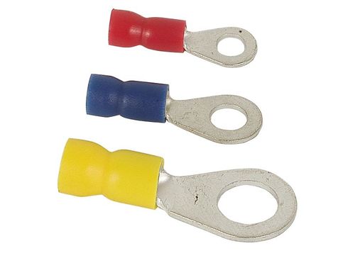 Isolert kabelsko 10mm hull Gul (stk)