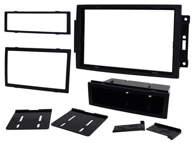 Hovedbilde Connects2 CT24CH06 monteringsramme 1-DIN 2-DIN Chrysler Dodge Jeep m/Navi