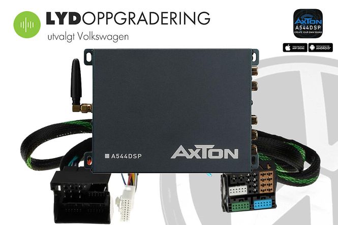 Hovedbilde Axton VW-A544DSP-ISO33 Lydoppgradering VW Plug & Play DSP forsterker