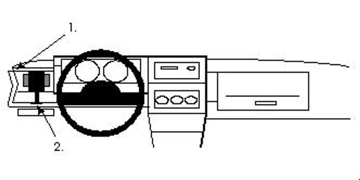 Brodit ProClip 801913 Volkswagen Polo 1991-1993 Venstre