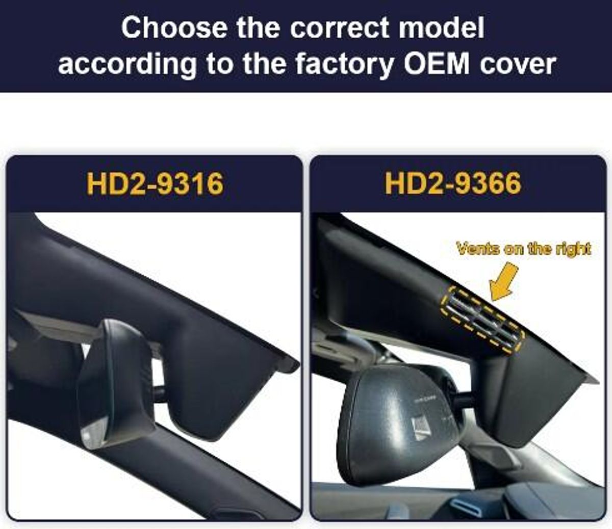 Fitcamx HD2-9316 4K Dashcam (front) Peugeot 208/2008 (2019-2023)