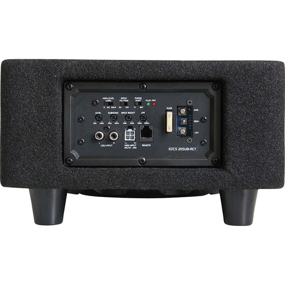 Ground Zero GZCS 20SUB-ACT Aktiv basskasse 8” 250W RMS – Car Specific