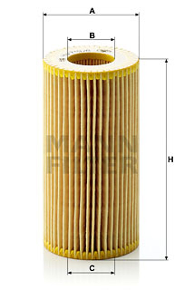 MANN Filters HU719/8x Oljefilter innsats Ford/Volvo