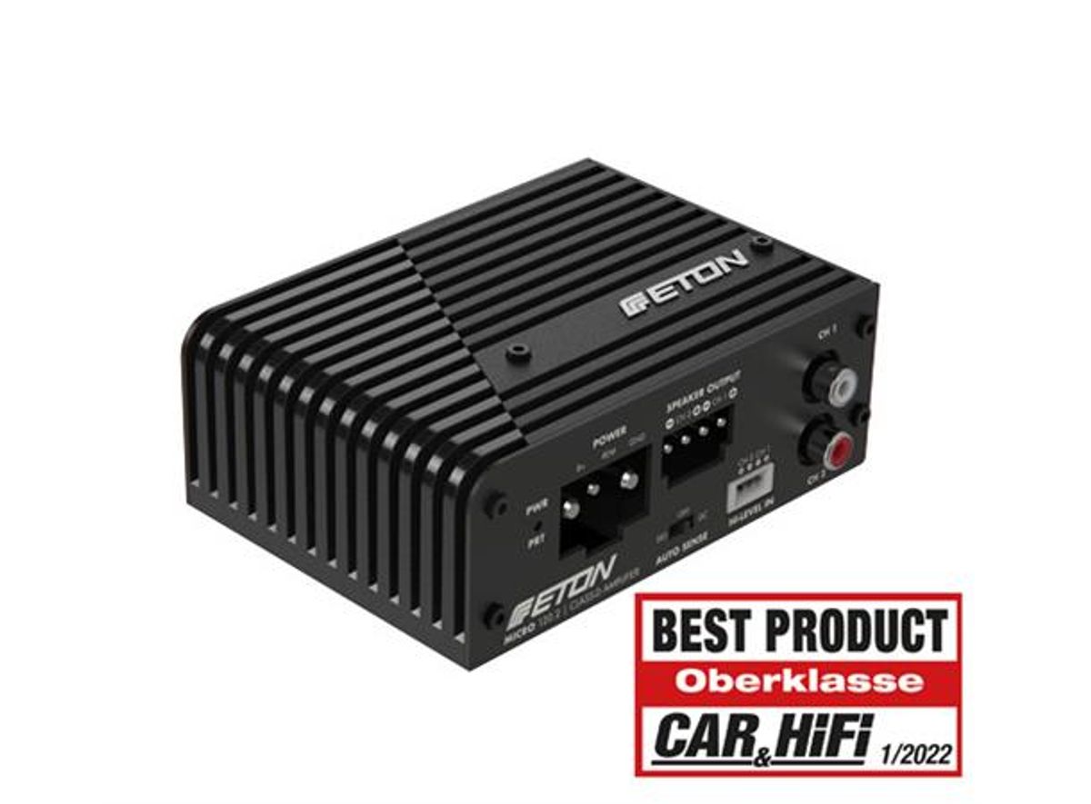 Eton MICRO 120.2 Meget kompakt forsterker 2x85W