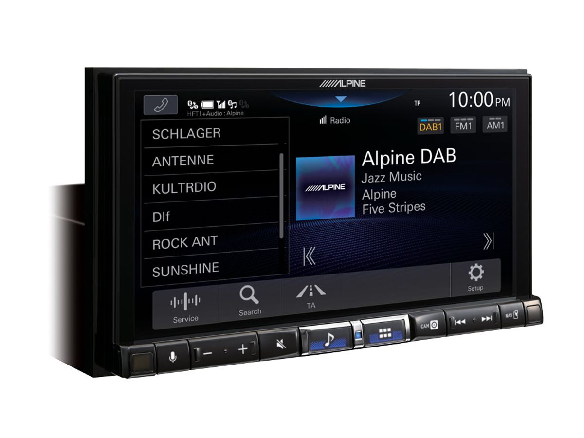 Alpine iLX-705D multimediastasjon 7