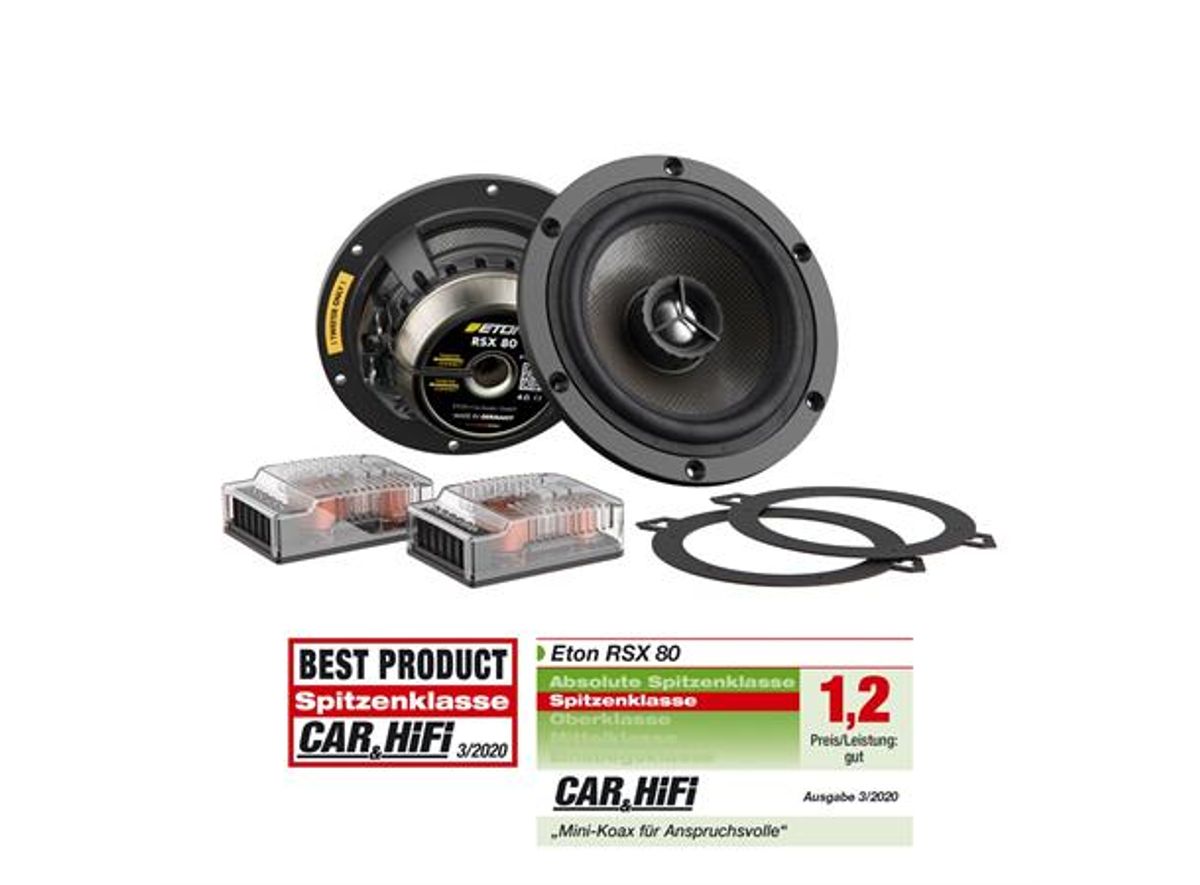 Eton RSX 80 Premium coaksialhøyttalere 8cm