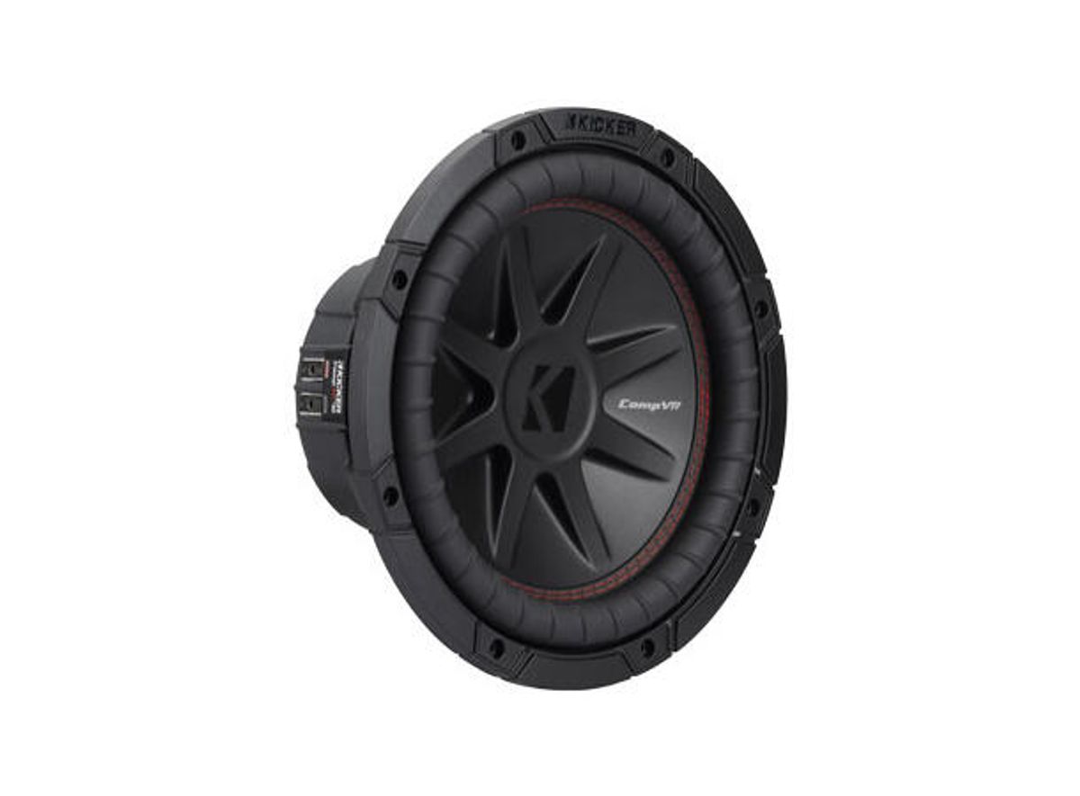 Kicker CompVR 52CVR102 10” subwoofer 2x2 Ohm 350W RMS