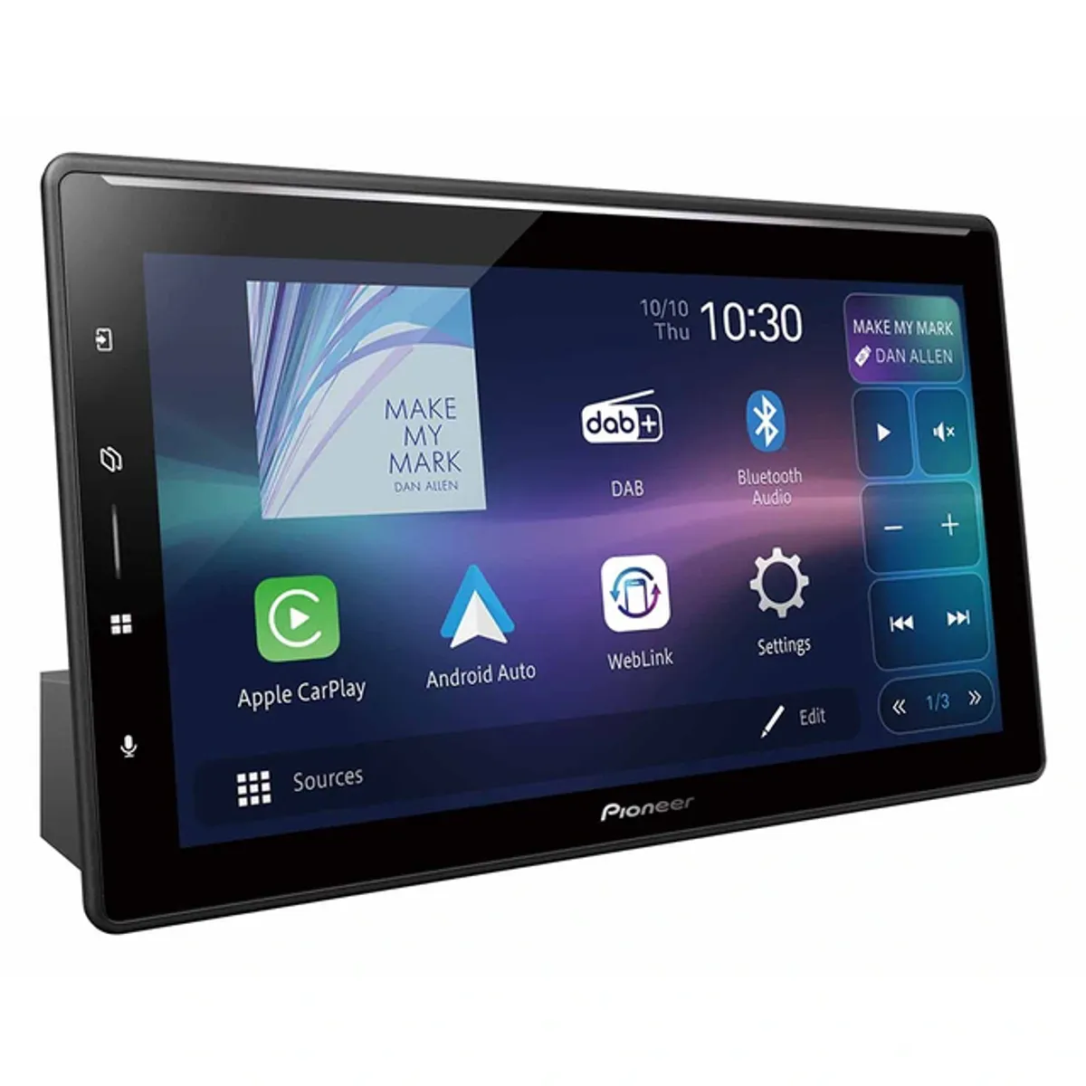 Pioneer SPH-EVO107DAB-CVAG 10,1” spiller VW/Camper 4x50W