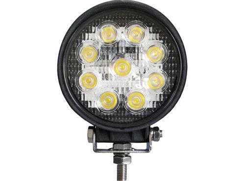 Arbeidslyskaster LED RUND 27W mini ECE 9x3W Høyintensiv Epistar 