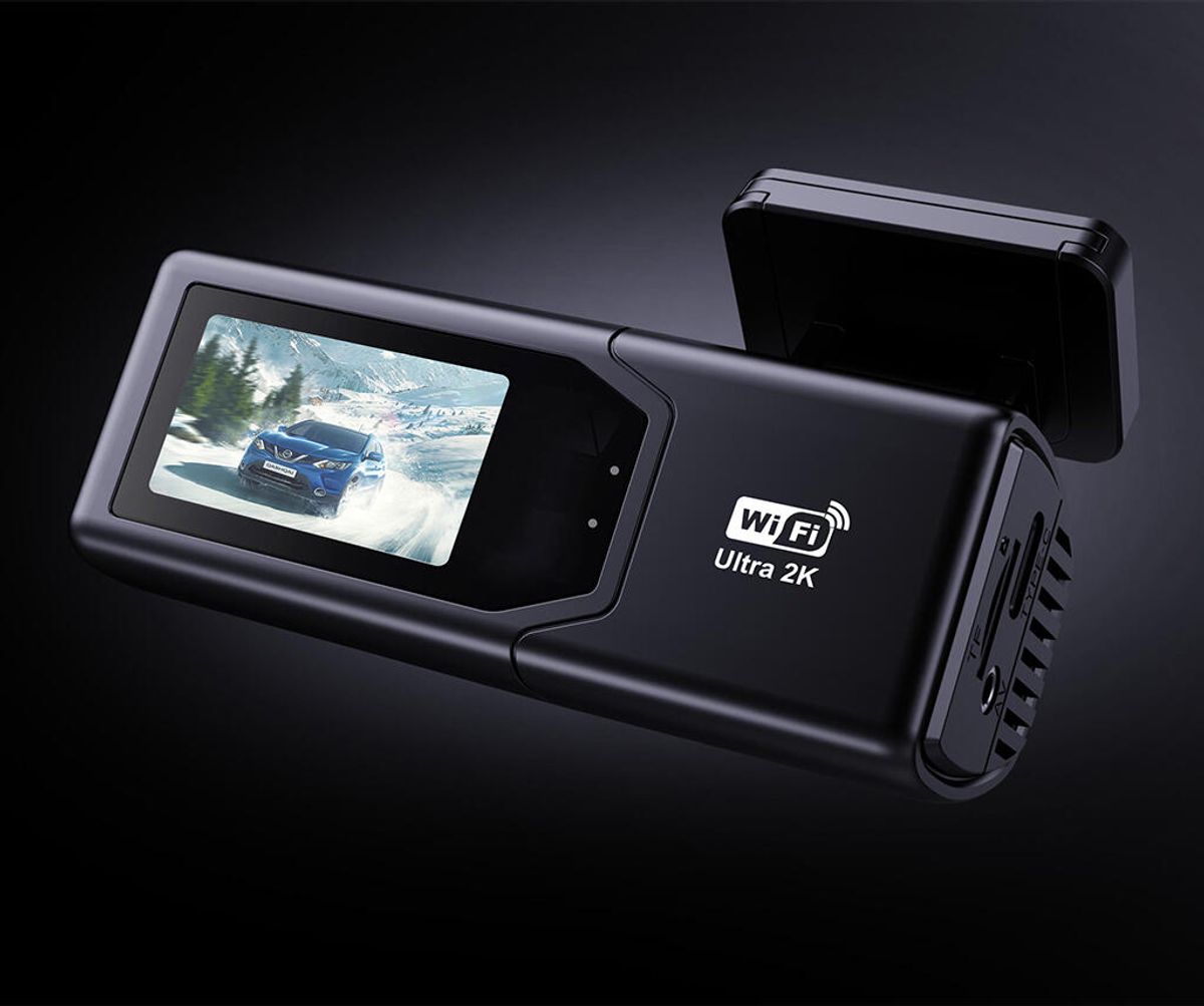 ConnectED Dashbordkamera 1 kanals WiFi, 32GB, 2K, 30 b/s