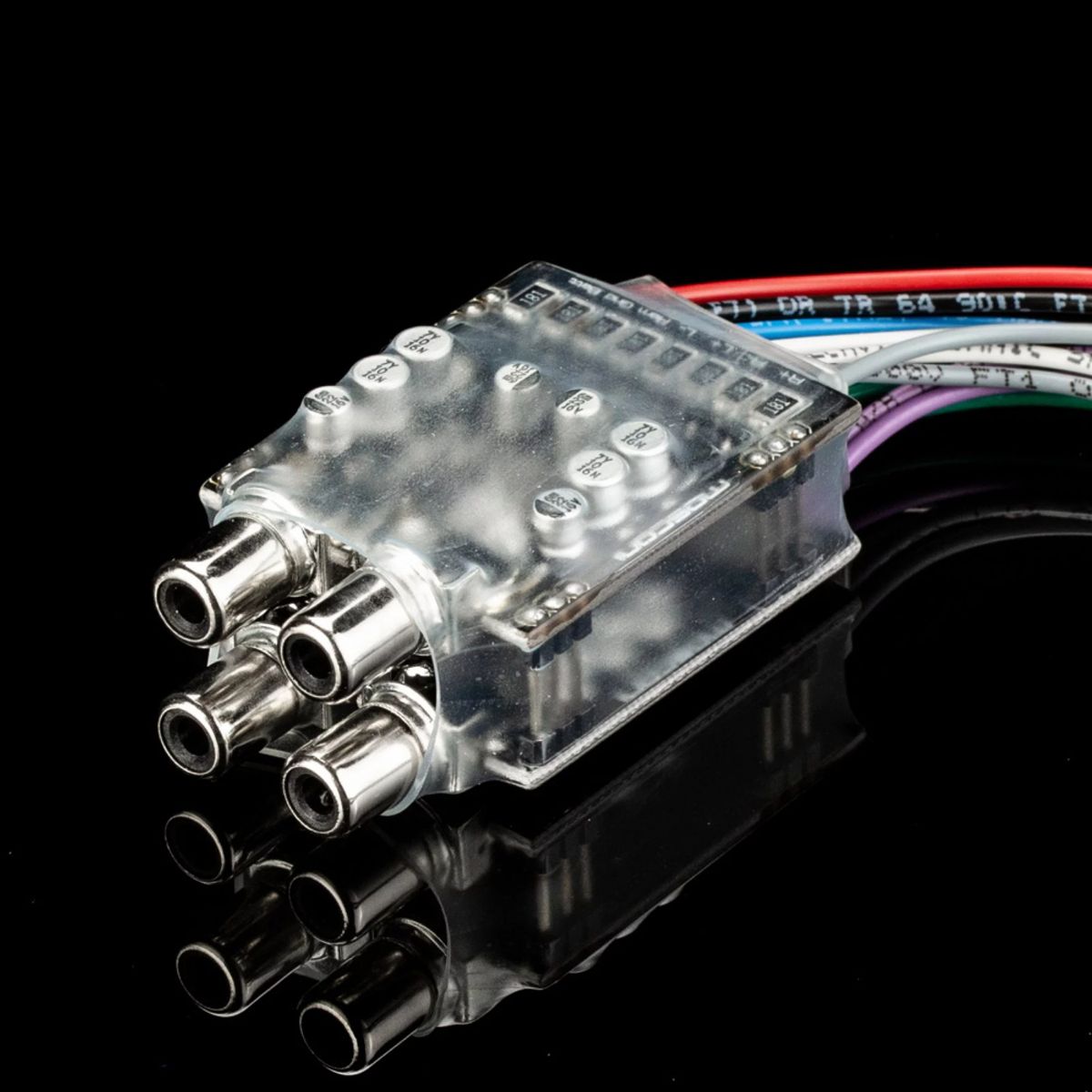 Mosconi HLA-SLIM DUAL høy/lavnivå adapter 4-kanals m/remote utg.