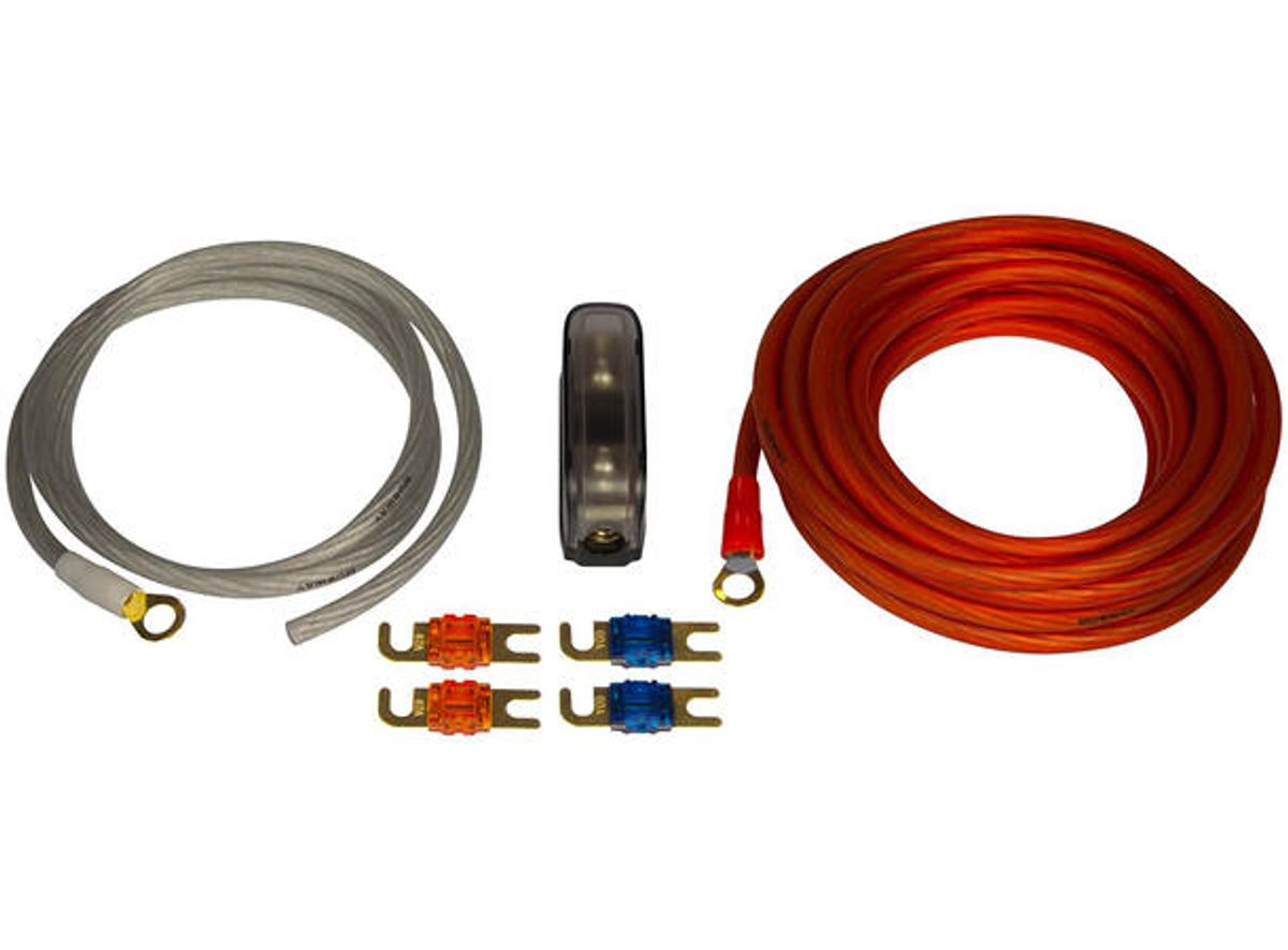 Musway MW10.5KIT strømkit 10mm² 5 M kabelkit med sikringsholder og sikring