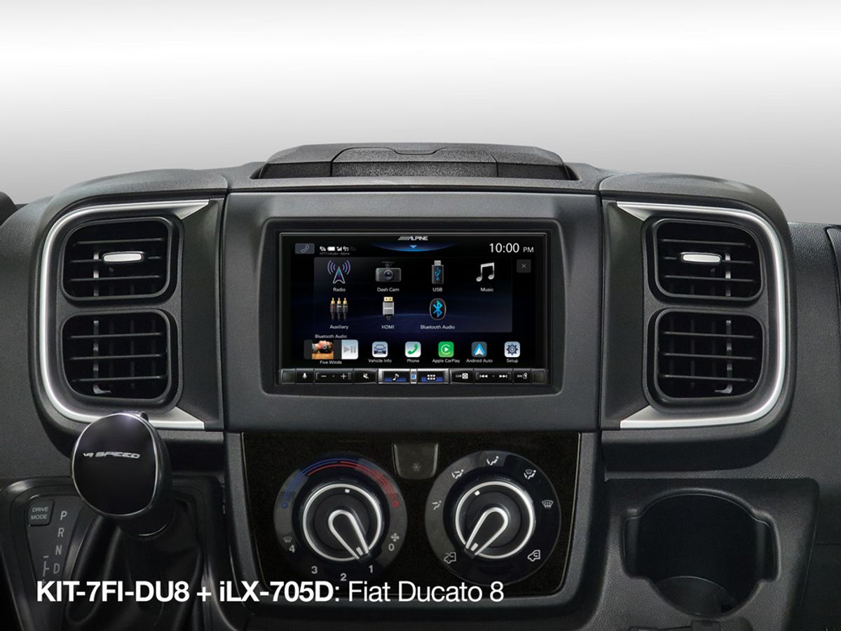 Alpine iLX-705D multimediastasjon 7