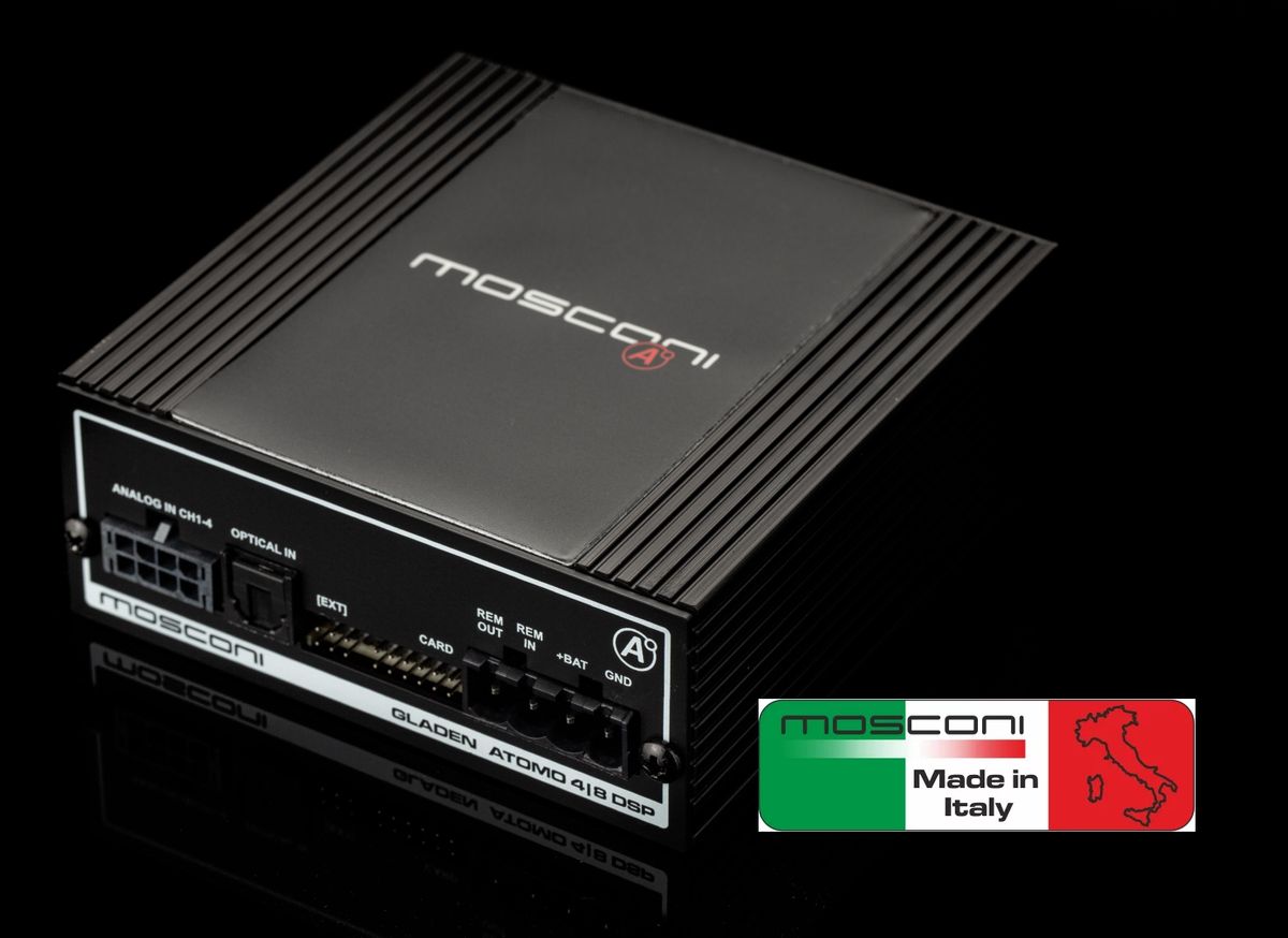 Mosconi ATOMO 4 | 8 DSP  kompakt DSP for 5 til 24V