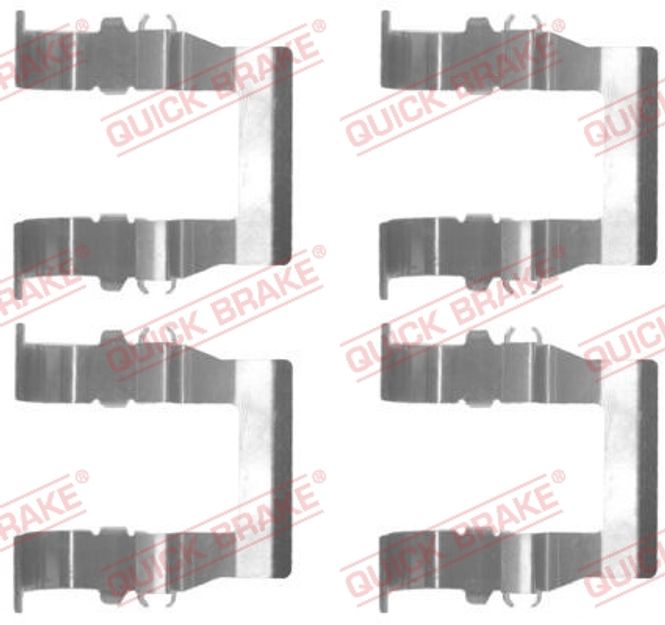 Hovedbilde Quick Brake 109-1194 monteringssett bremseklosser