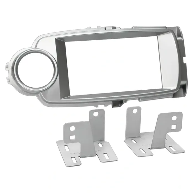 Hovedbilde ACV 3813002-51 2-DIN monteringsramme sølv Toyota Yaris 2012–2014