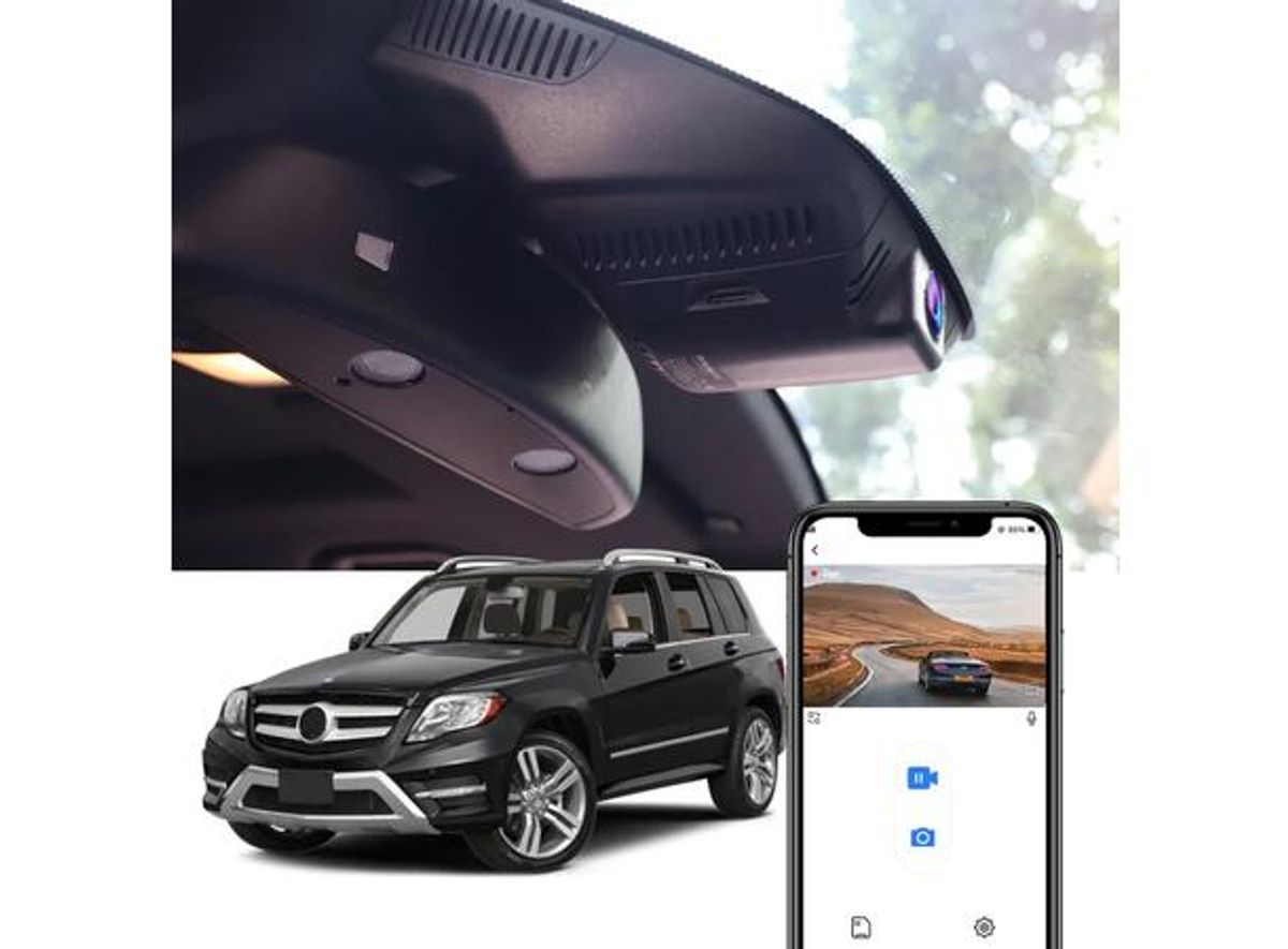 Fitcamx HD2-6019-4K-D Integrert 4K Dashcam foran+bak MB GLK (X204) 2010-2015