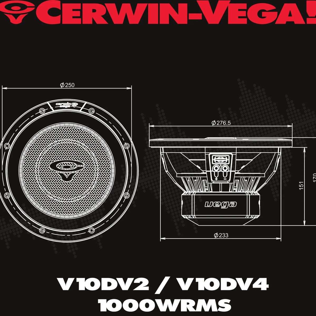 Cerwin Vega V10DV4 Vega 10