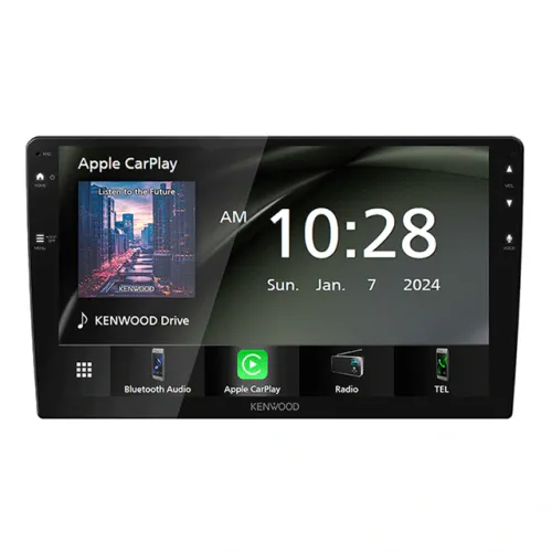 Kenwood DMX-80AXS 4x50W 9” multimedia spiller Trådløs CarPlay / Android Auto