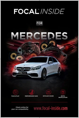 Focal IS MBZ 100 Plug & Play Flax høyttalere Mercedes