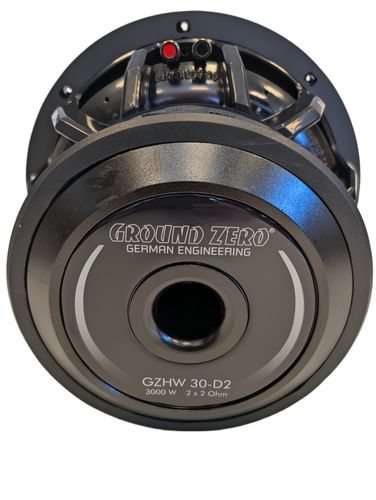 Ground Zero GZHW 30-D2 12″ Hydrogen SPL subwoofer 2x2 Ohm